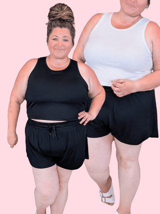 1- ShortSlv/Slvless Tops Meera Racerback Brami w/Removable Pads plus size clothing