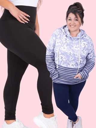 8- Legging/Lounge/Bralette Core Comfort Leggings in Solids plus size clothing