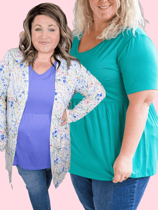 Marissa Short Sleeve Mini Ruffle Tee in Solids (11 colors)-7- Year Round Basic Tops-Michelle Mae-Styled by Stacked - A Plus Size Women's Boutique in Lakeville, MN