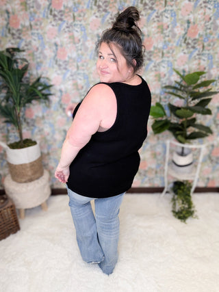 Mila Zipper Front Pointelle Tank in Solids (5 Colors)-1- ShortSlv/Slvless Tops-MICHELLE MAE-Styled by Stacked - A Plus Size Women's Boutique in Lakeville, MN