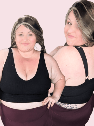 Monica Ribbed Brami w/Built In Bra (3 colors)-1- ShortSlv/Slvless Tops-WHITE BIRCH-Styled by Stacked - A Plus Size Women's Boutique in Lakeville, MN