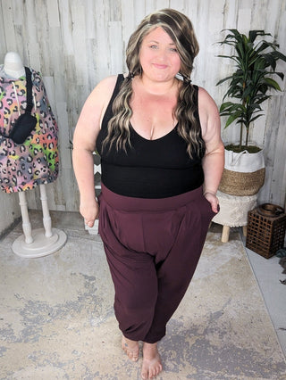 Monica Ribbed Brami w/Built In Bra (3 colors)-1- ShortSlv/Slvless Tops-WHITE BIRCH-Styled by Stacked - A Plus Size Women's Boutique in Lakeville, MN