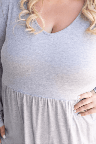 Morgana Luxe Long Sleeve Mini Ruffle Tee (6 colors)-2- Long Sleeve Tops-Michelle Mae-Styled by Stacked - A Plus Size Women's Boutique in Lakeville, MN