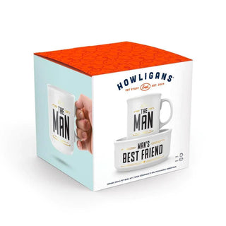 ***Mug + Dog Bowl - Man's BFF-12- Accessories & Gifts-Fred & Friends-Styled by Stacked - A Plus Size Women's Boutique in Lakeville, MN