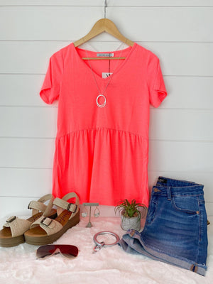 Flatter + Stretch Mini-Ruffle Tees (solid colors!) Tops Michelle Mae 