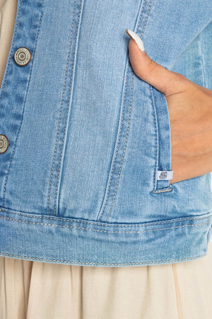 Baby's Got Her Blue Jeans On Denim Vest