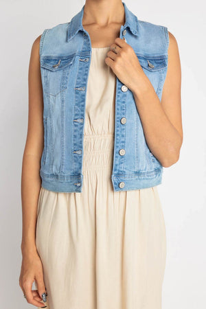Baby's Got Her Blue Jeans On Denim Vest