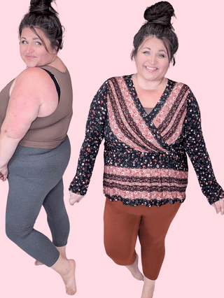 Norah Capri-7/8 Leggings in Solids-8- Legging/Lounge/Bralette-WHITE BIRCH-Styled by Stacked - A Plus Size Women's Boutique in Lakeville, MN