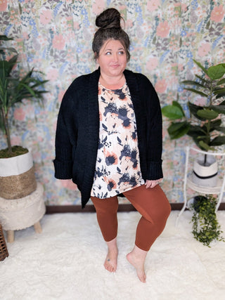 Norah Capri-7/8 Leggings in Solids-8- Legging/Lounge/Bralette-WHITE BIRCH-Styled by Stacked - A Plus Size Women's Boutique in Lakeville, MN