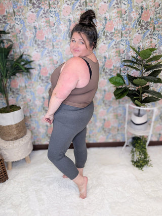 Norah Capri-7/8 Leggings in Solids-8- Legging/Lounge/Bralette-WHITE BIRCH-Styled by Stacked - A Plus Size Women's Boutique in Lakeville, MN