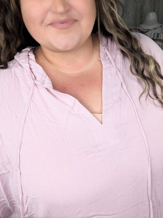 Peggy Hooded Lightweight Poncho w/Tassel Trim (3 colors)-1- ShortSlv/Slvless Tops-sweet lovely by jen-Styled by Stacked - A Plus Size Women's Boutique in Lakeville, MN