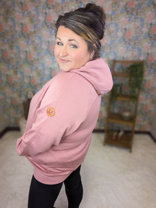 PHC Luxe Scuba Full Zip Hoodie in Solids-3- Hooded Tops-MICHELLE MAE-Styled by Stacked - A Plus Size Women's Boutique in Lakeville, MN