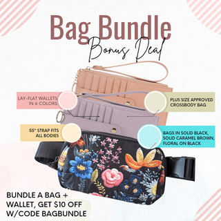 Plus Size Approved Crossbody Sling Bag-12- Accessories & Gifts-direct-Styled by Stacked - A Plus Size Women's Boutique in Lakeville, MN