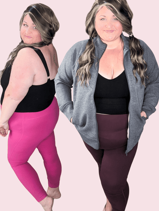 Plus Size "No Crotch Seam" Butter Leggings in Solids-8- Legging/Lounge/Bralette-rae mode-Styled by Stacked - A Plus Size Women's Boutique in Lakeville, MN