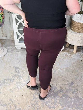 Plus Size "No Crotch Seam" Butter Leggings in Solids-8- Legging/Lounge/Bralette-rae mode-Styled by Stacked - A Plus Size Women's Boutique in Lakeville, MN
