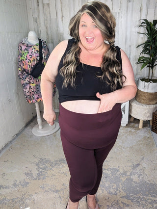Plus Size "No Crotch Seam" Butter Leggings in Solids-8- Legging/Lounge/Bralette-rae mode-Styled by Stacked - A Plus Size Women's Boutique in Lakeville, MN