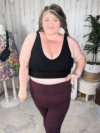 Plus Size "No Crotch Seam" Butter Leggings in Solids-8- Legging/Lounge/Bralette-rae mode-Styled by Stacked - A Plus Size Women's Boutique in Lakeville, MN