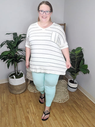 Plus Size "No Crotch Seam" Butter Pocket Leggings-8- Legging/Lounge/Bralette-rae mode-Styled by Stacked - A Plus Size Women's Boutique in Lakeville, MN