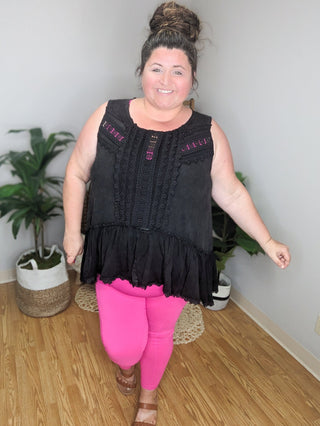 Plus Size "No Crotch Seam" Butter Pocket Leggings-8- Legging/Lounge/Bralette-rae mode-Styled by Stacked - A Plus Size Women's Boutique in Lakeville, MN
