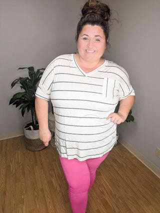 Plus Size "No Crotch Seam" Butter Pocket Leggings-8- Legging/Lounge/Bralette-rae mode-Styled by Stacked - A Plus Size Women's Boutique in Lakeville, MN