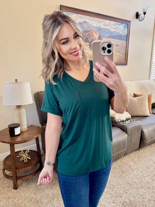 $0 Down Preorder: Pocketful of Perfect Cold Weather SOLIDS-1- ShortSlv/Slvless Tops-MICHELLE MAE-Styled by Stacked - A Plus Size Women's Boutique in Lakeville, MN