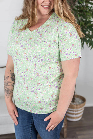POCKETFUL OF PERFECT- PRINTS SHORT SLEEVE TOPS Michelle Mae 