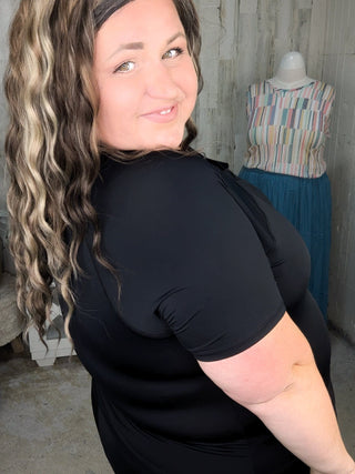 ***Beckett Rash Guard 2pc Swimsuit w/Shorts-SWIMWEAR-WHITE BIRCH-Styled by Stacked - A Plus Size Women's Boutique in Lakeville, MN