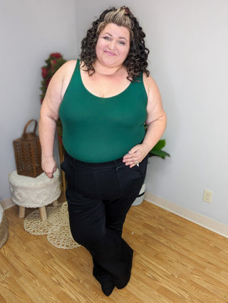 Reversible Wide Strap Long Tank (24 COLORS)-5- Year Round Underlayers-YELETE-Styled by Stacked - A Plus Size Women's Boutique in Lakeville, MN