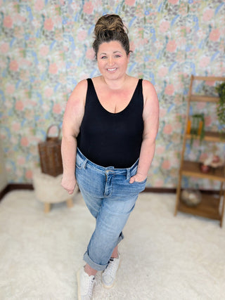 Reversible Wide Strap Long Tank (24 COLORS)-5- Year Round Underlayers-YELETE-Styled by Stacked - A Plus Size Women's Boutique in Lakeville, MN