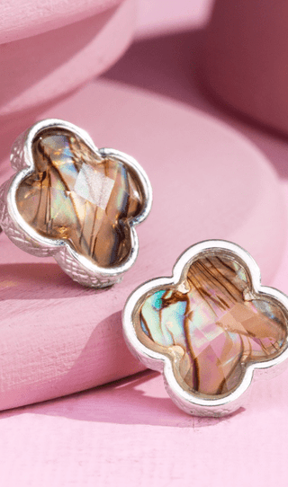 Rounded Clover Earrings- 6 colors-12- Accessories & Gifts-urbanista-Styled by Stacked - A Plus Size Women's Boutique in Lakeville, MN
