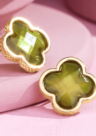 Rounded Clover Earrings- 6 colors-12- Accessories & Gifts-urbanista-Styled by Stacked - A Plus Size Women's Boutique in Lakeville, MN