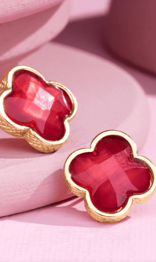 Rounded Clover Earrings- 6 colors-12- Accessories & Gifts-urbanista-Styled by Stacked - A Plus Size Women's Boutique in Lakeville, MN