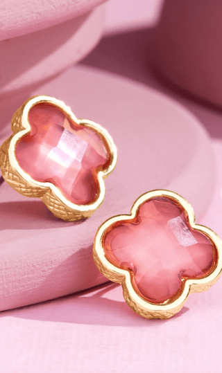 Rounded Clover Earrings- 6 colors-12- Accessories & Gifts-urbanista-Styled by Stacked - A Plus Size Women's Boutique in Lakeville, MN
