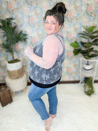 Roxanne Sheer Lace Top (3 colors)-2- Long Sleeve Tops-blakeley-Styled by Stacked - A Plus Size Women's Boutique in Lakeville, MN