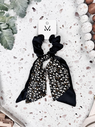 12- Accessories & Gifts Satin Look Ribbon Scrunchie plus size clothing