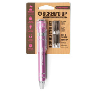 *** Screw’d Up 6-in-1 Mini LED Screwdriver-12- Accessories & Gifts-DM Merchandising-Styled by Stacked - A Plus Size Women's Boutique in Lakeville, MN
