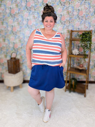 11- Dress/Romp/Jump Serena Luxe Scuba Skort w/Pockets plus size clothing