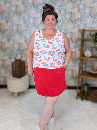 11- Dress/Romp/Jump Serena Luxe Scuba Skort w/Pockets plus size clothing