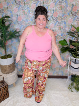 Serena Wide Leg Palazzo Pants (5 Colors)-10- Bottoms Non-Denim-MICHELLE MAE-Styled by Stacked - A Plus Size Women's Boutique in Lakeville, MN