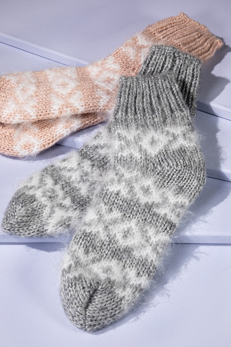 Nordic Fuzzy Socks