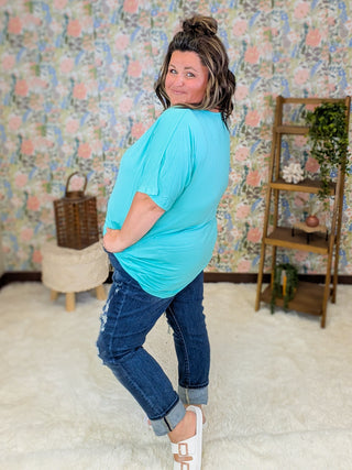 Ashley Ultimate Dolman Tee in Short Sleeve Solids (17 colors)