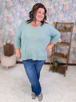 Sable Ribbon Yarn Slouchy Sweater in Solids (4 Colors)