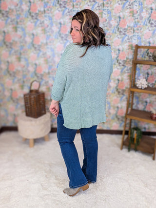 Sable Ribbon Yarn Slouchy Sweater in Solids (4 Colors)