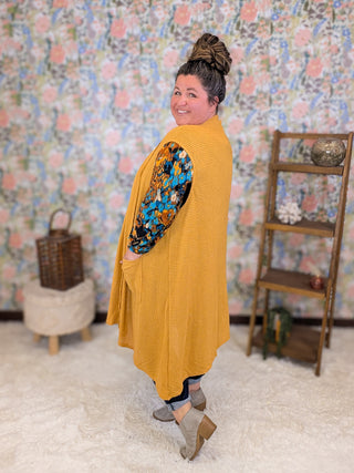Juniper Midi Vest Cardigan w/Pockets (3 Colors)