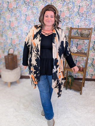 Oaklynn Long Sleeve Babydoll w/Strappy Detail