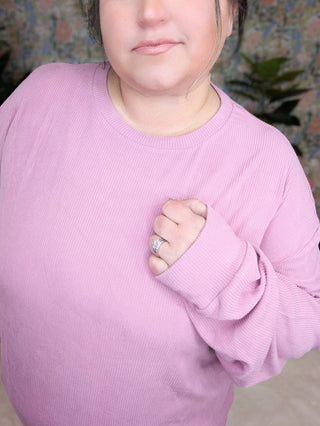 Annie Luxe Brushed Ribbed Pullovers in Solids (17 COLORS!)-2- Long Sleeve Tops-MICHELLE MAE-Styled by Stacked - A Plus Size Women's Boutique in Lakeville, MN