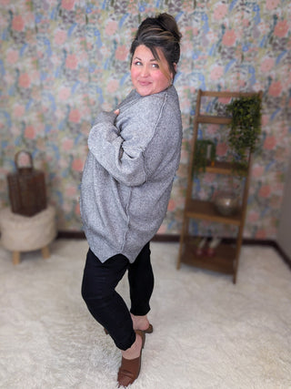 Aurora Cozy Dolman Slouchy Sweater in Solids (5 COLORS)-2- Long Sleeve Tops-Michelle Mae-Styled by Stacked - A Plus Size Women's Boutique in Lakeville, MN
