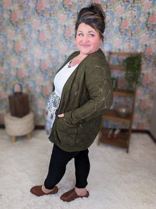 Whitney Textured Knit Spring Weight Cardigan-4- Overlayer Tops-MICHELLE MAE-Styled by Stacked - A Plus Size Women's Boutique in Lakeville, MN