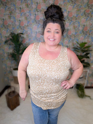 Elsie Scoopneck Buttery Soft Luxe Tank (13 prints)-1- ShortSlv/Slvless Tops-MICHELLE MAE-Styled by Stacked - A Plus Size Women's Boutique in Lakeville, MN