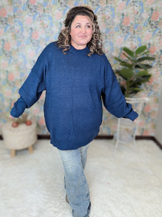 Aurora Cozy Dolman Slouchy Sweater in Solids (5 COLORS)-2- Long Sleeve Tops-Michelle Mae-Styled by Stacked - A Plus Size Women's Boutique in Lakeville, MN
